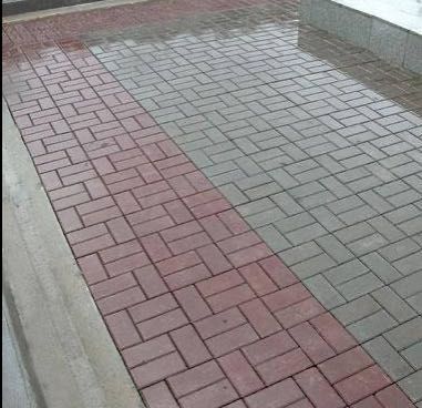 Бруківка 20х10х4см вишня (червона) Акція! Ковалська Тротуарна плитка