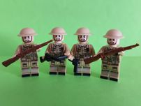 Lego zestaw brytyjskich żołnierzy
