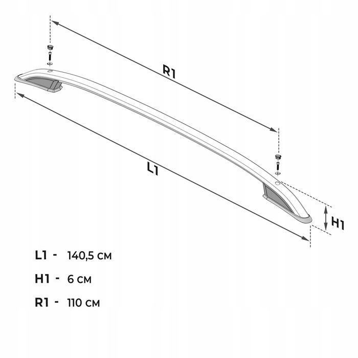 Relingi dachowe bagażnik Peugeot PARTNER Citroen BERLINGO 1 96-08r