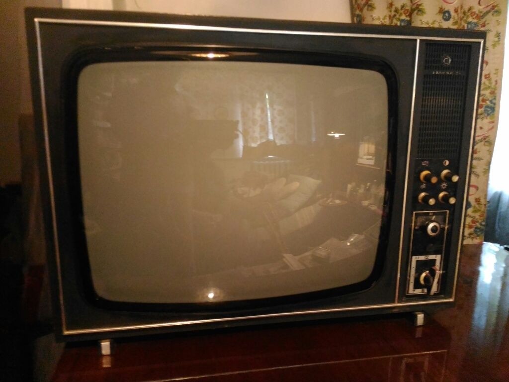 Телевізор телевизор ламповый ретро 1968 СССР СРСР Рекорд В312 реквизит