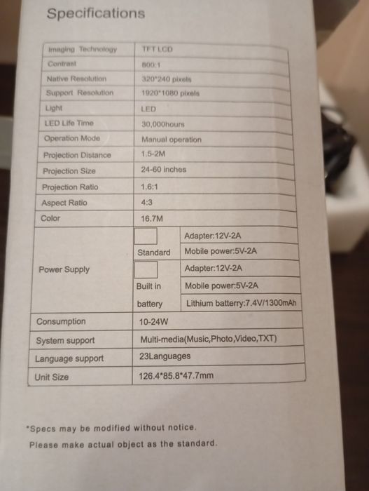 Продам led проектор