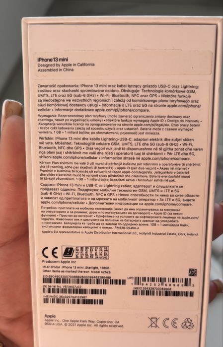 Iphone 13 mini + dodatki
