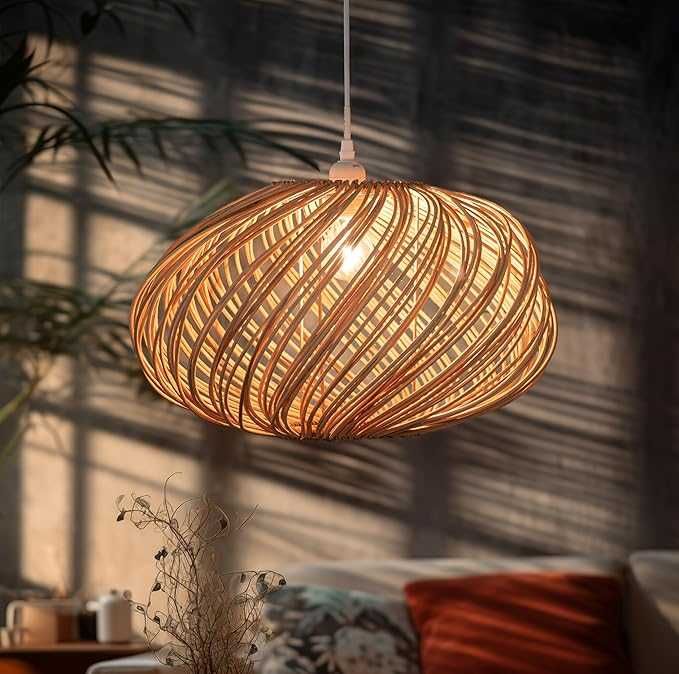 Maison d'Ailleurs Wielki klosz z naturalnego ratanu ø 45 cm