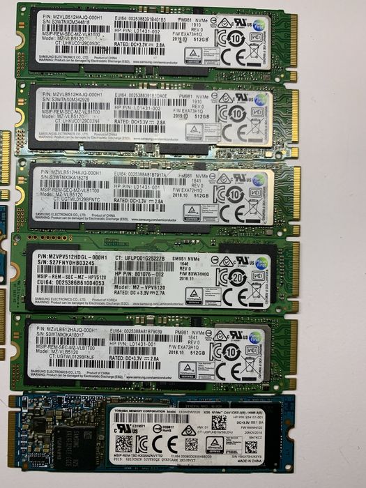 SSD M2 NVME 512GB/1Tb/2Tb