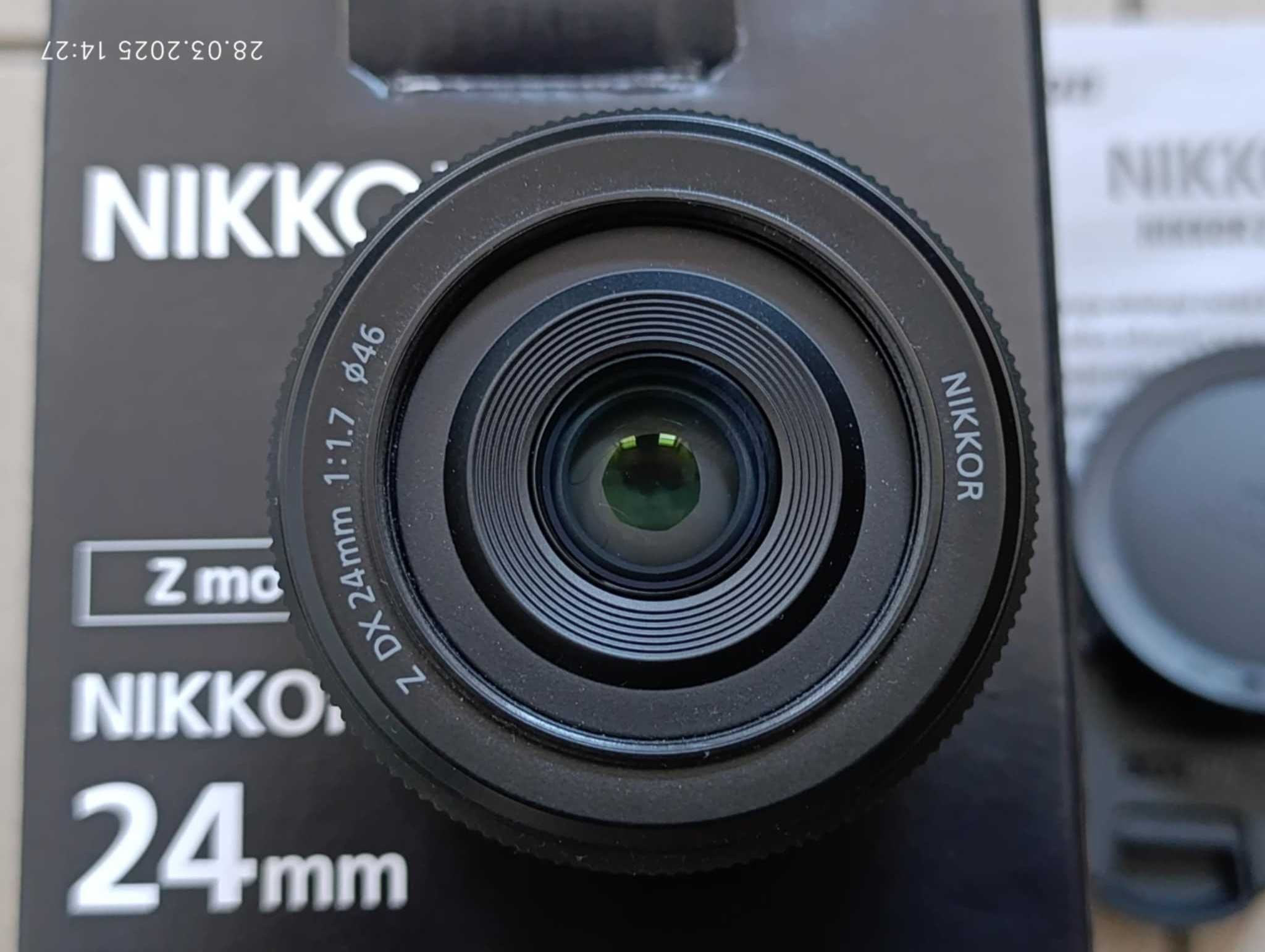Obiektyw Nikon Nikkor Z 24mm f/1.7 gwarancja, jak nowy