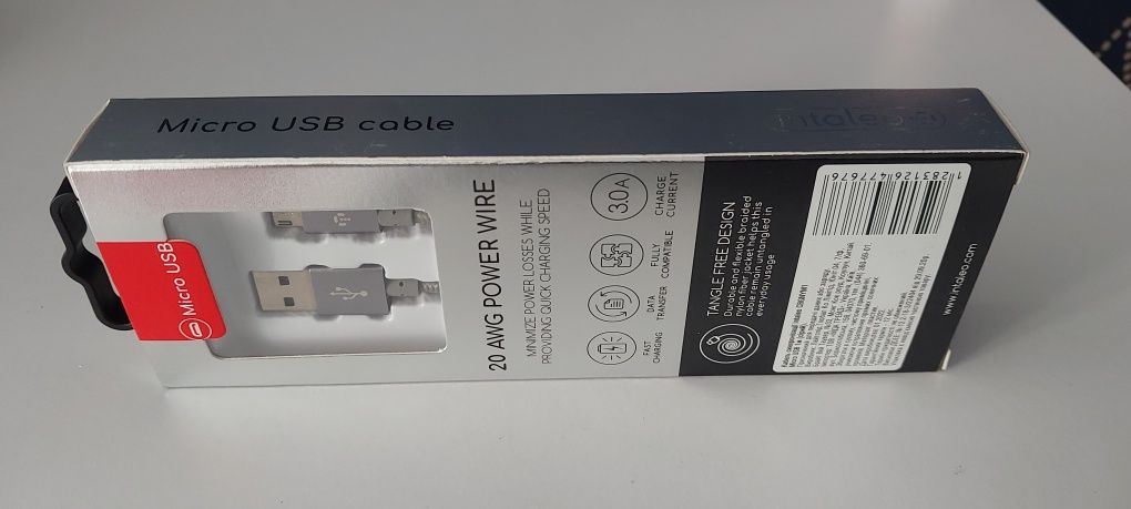 Intaleo USB - mini usb (зарядний кабель)