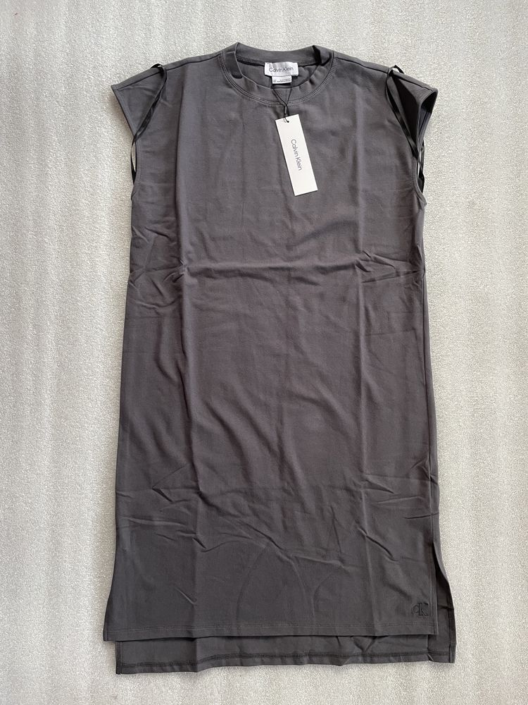 Женское платье calvin klein (ck Solid T-Shirt Dress) c америки S,M