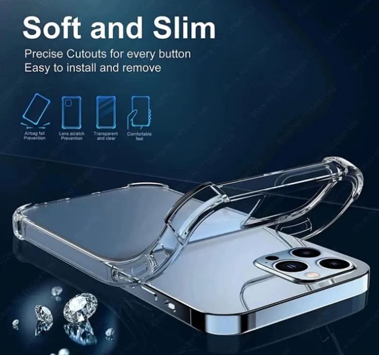 iPhone 15 PRO etui, case, cover - NOWY, przezroczysty :)