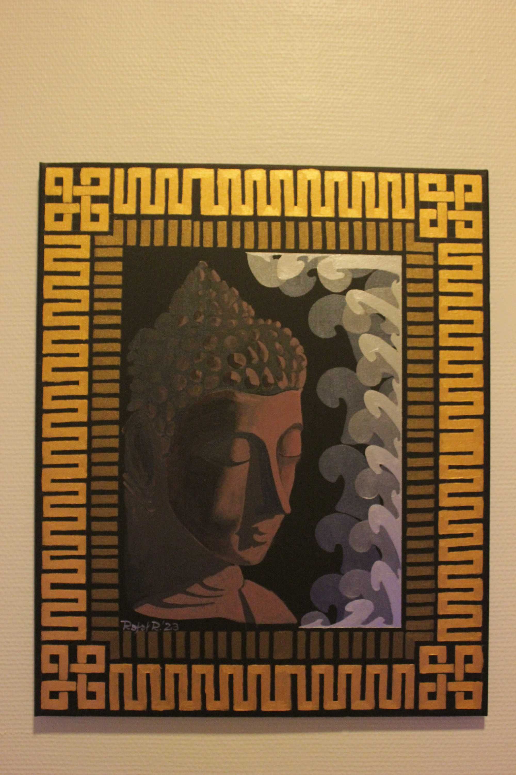 "Czilonautka" Akryl 61x50cm