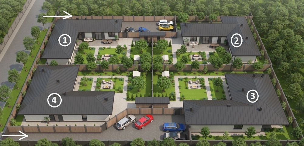 Высокий-Одноэтажный. несколько семей. закрытый мини клуб