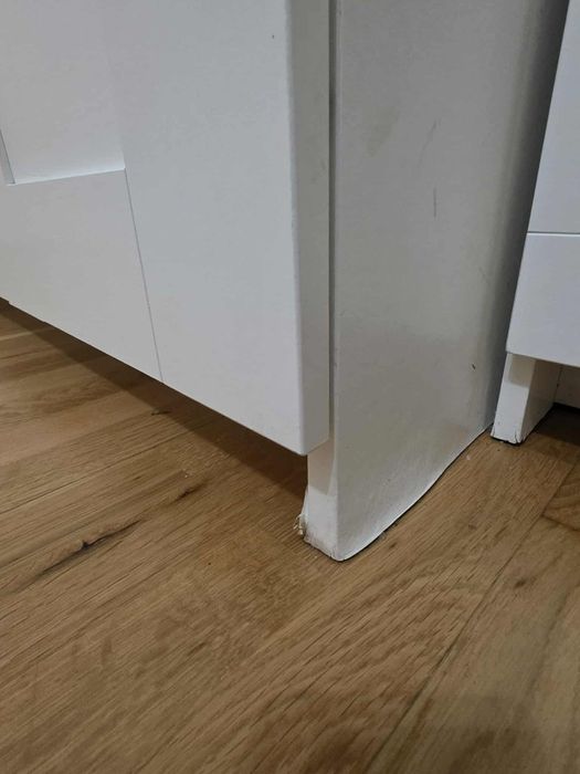 Zestaw mebli szafa + regał biały nowoczesny- OKAZJA