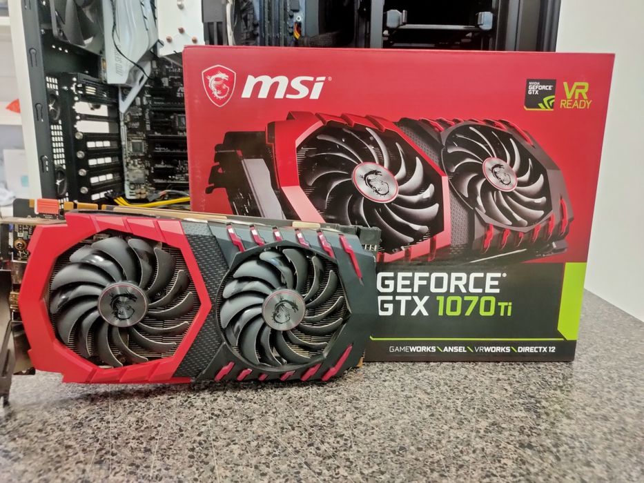 Видеокарта Msi Gaming-X 1070 Ti  8 gb Магазин (NEON)