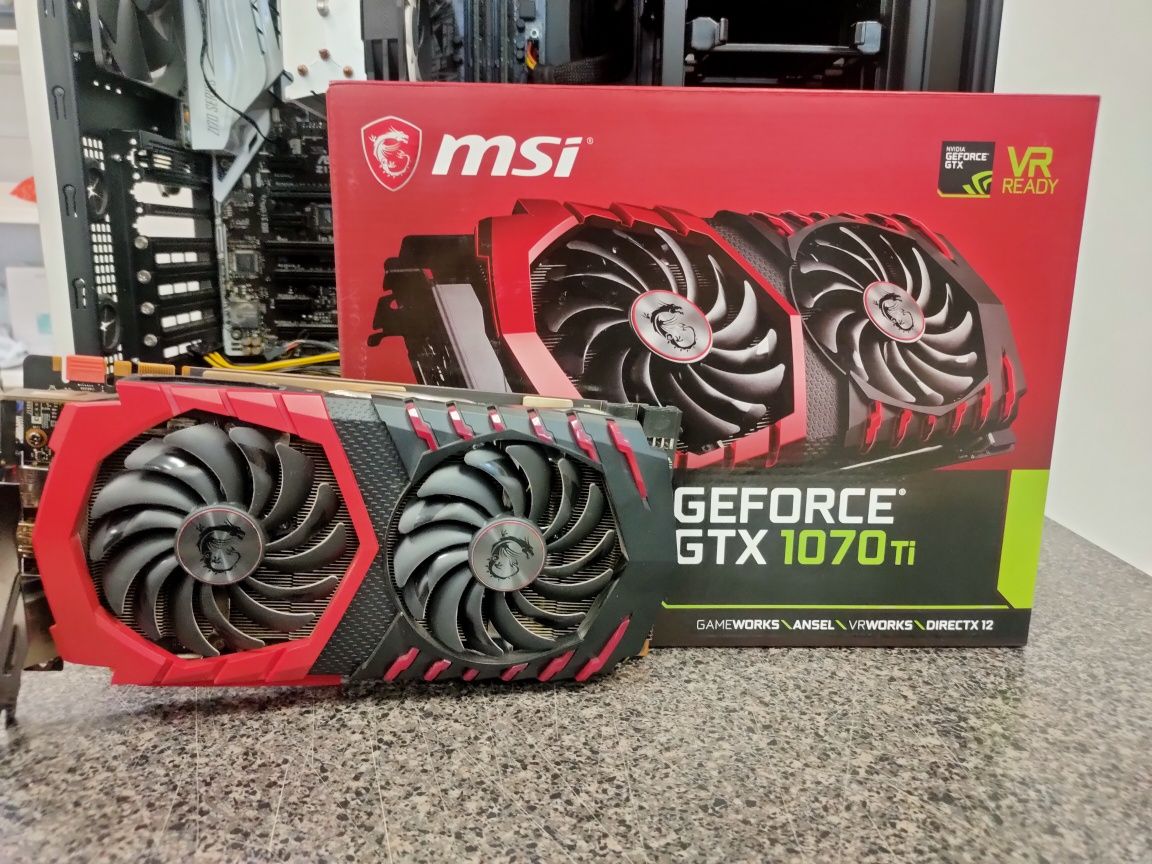 Видеокарта Msi Gaming-X 1070 Ti 1080 8 gb