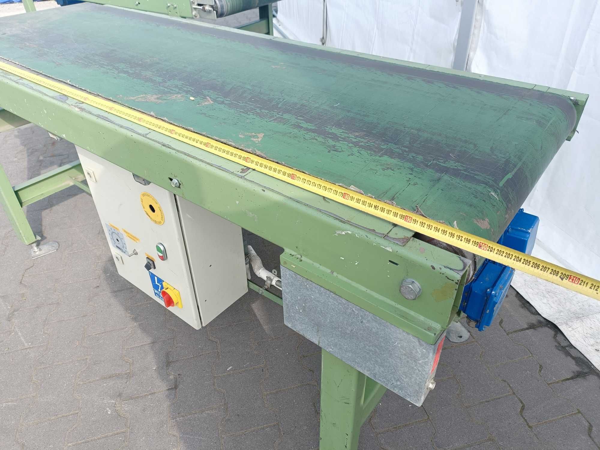 Przenośnik taśmowy 2m FALOWNIK 200x700 taśmociąg NORD 230/400V 0.37kW