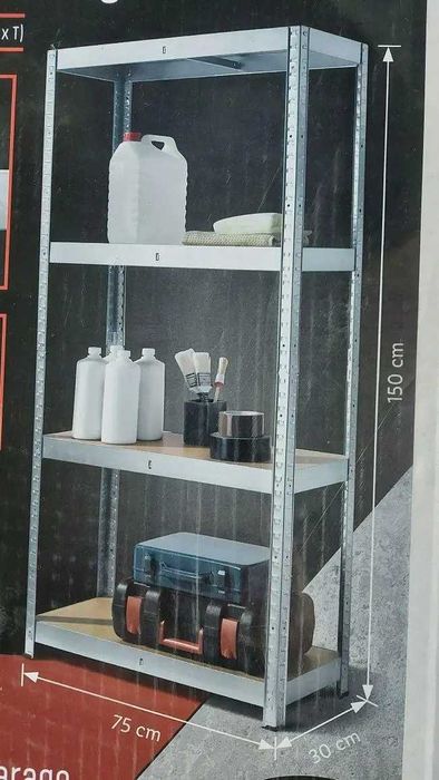 Стелаж полична 75×150×30 см Parkside (Німеччина)