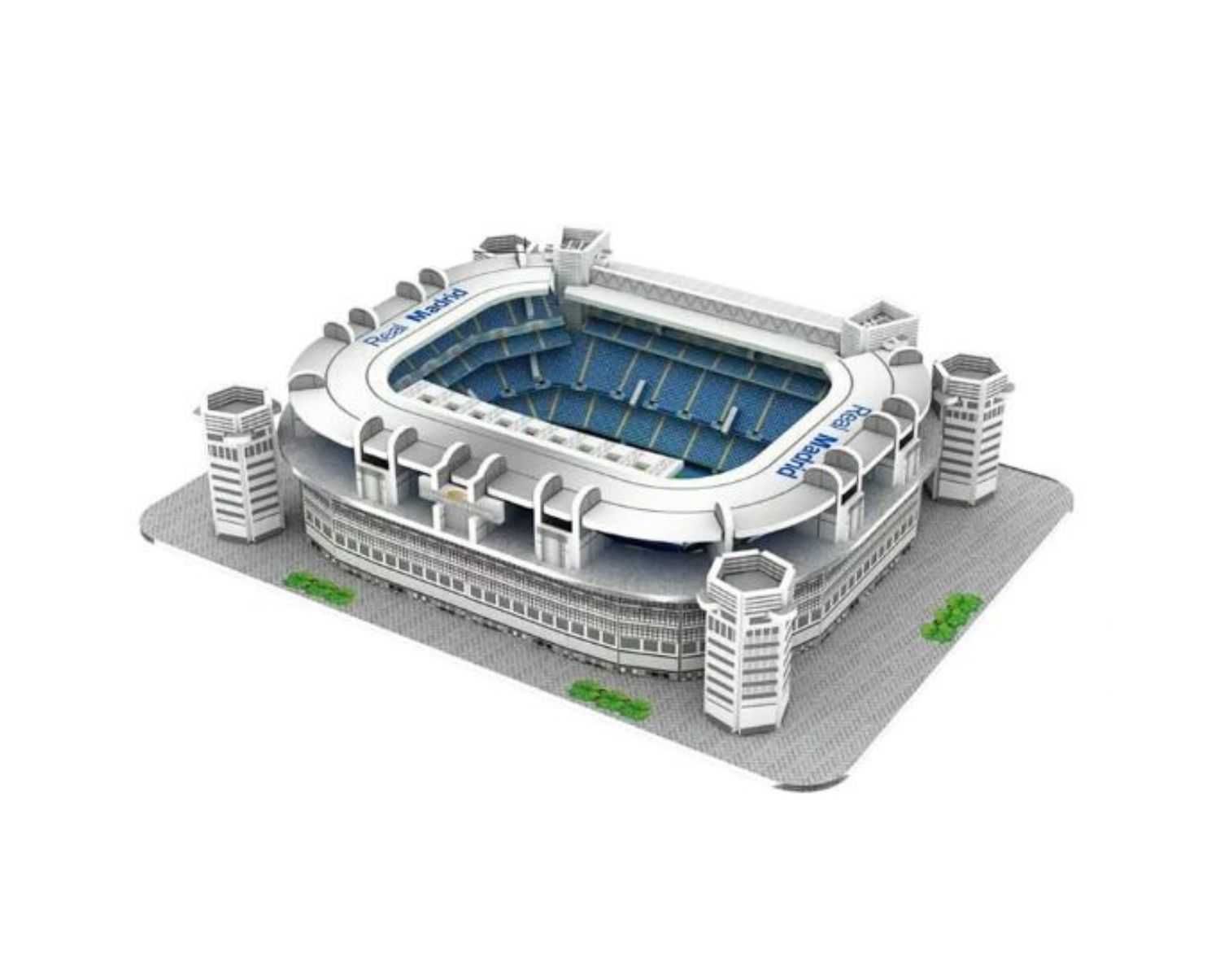 Mini Stadion Puzzle 3D Model - Santiago Bernabeu Real Madryt