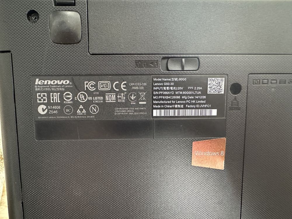 Ноутбук Lenovo g50-30