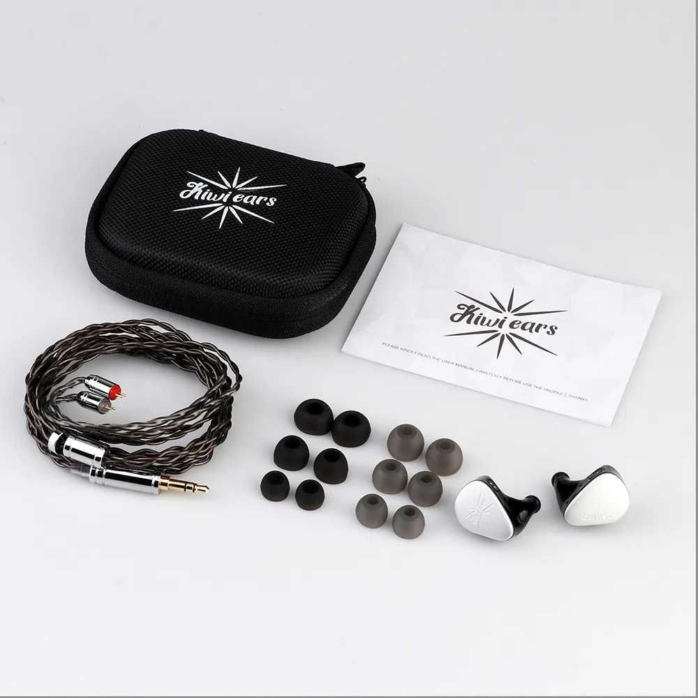 ⇒ Kiwi Ears Quintet - гибридные iem's наушники (1DD+2BA+1Planar+1PZT)