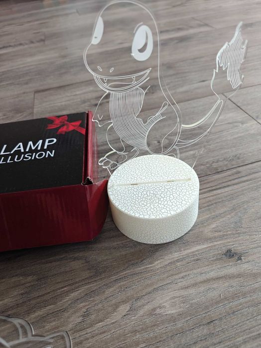 Lampka świecąca 3d ,zmienne nakładki