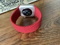 Apple Watch 44mm Red braited solo loop size 6 jak nowa opaska pasek