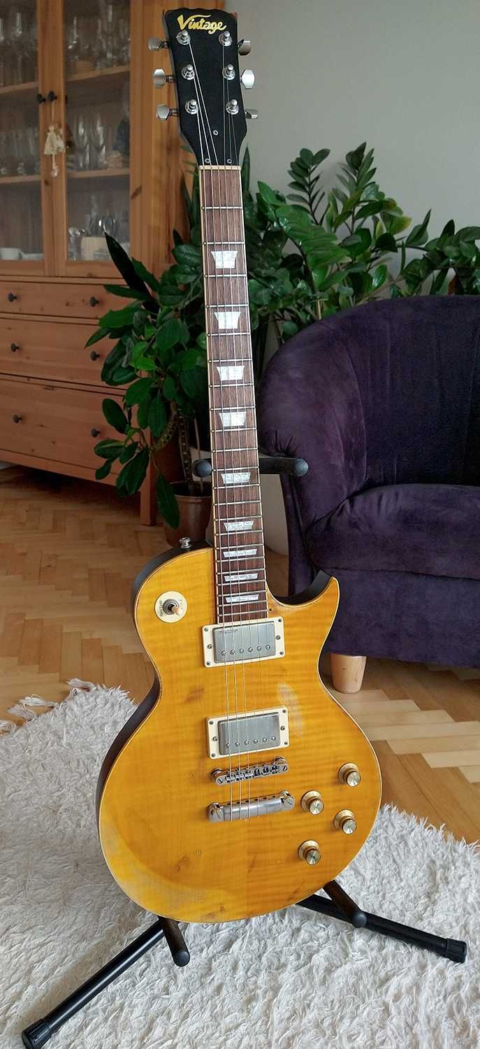 Gitara elektryczna Les Paul VINTAGE V100MRPGM Lemon Drop - ICON SERIES