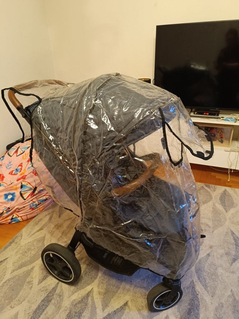 Wózek Spacerowy Britax Romer B-AGILE R 0-22 kg Black shadow/ Black