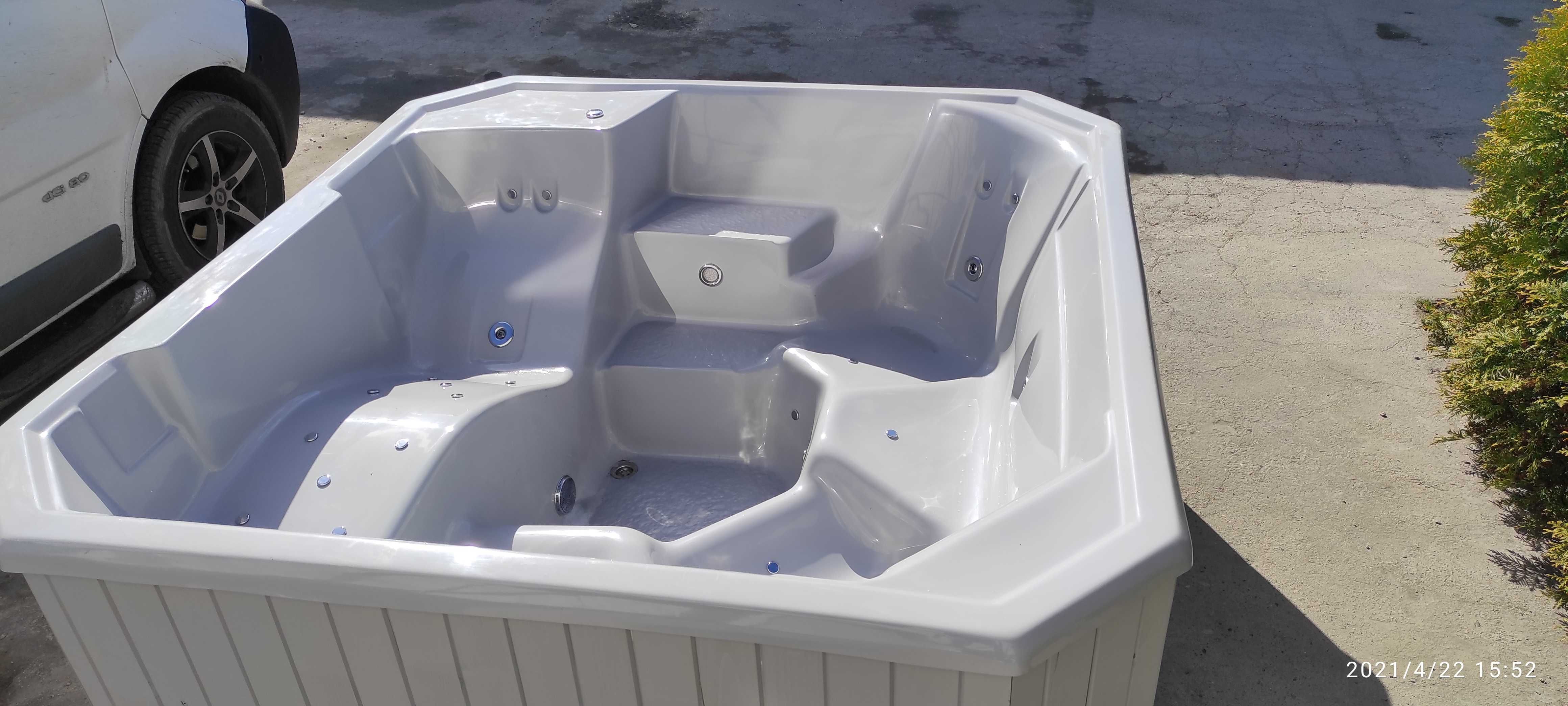 Całoroczne jacuzzi basen 5cio osobowe hot tube balia