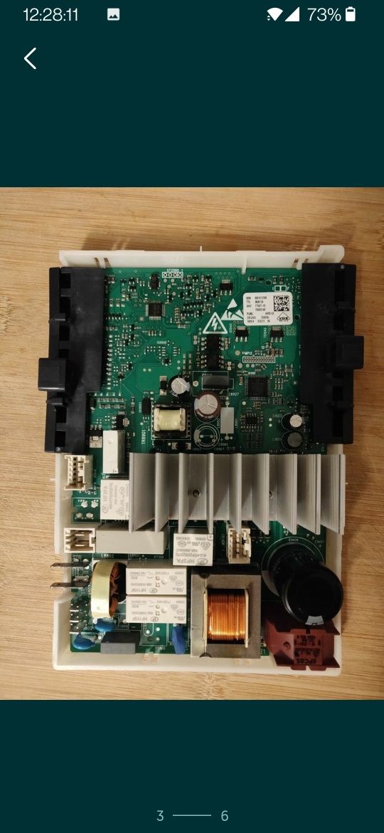 Bosch Siemens moduł sterujący pralki - naprawa regeneracja