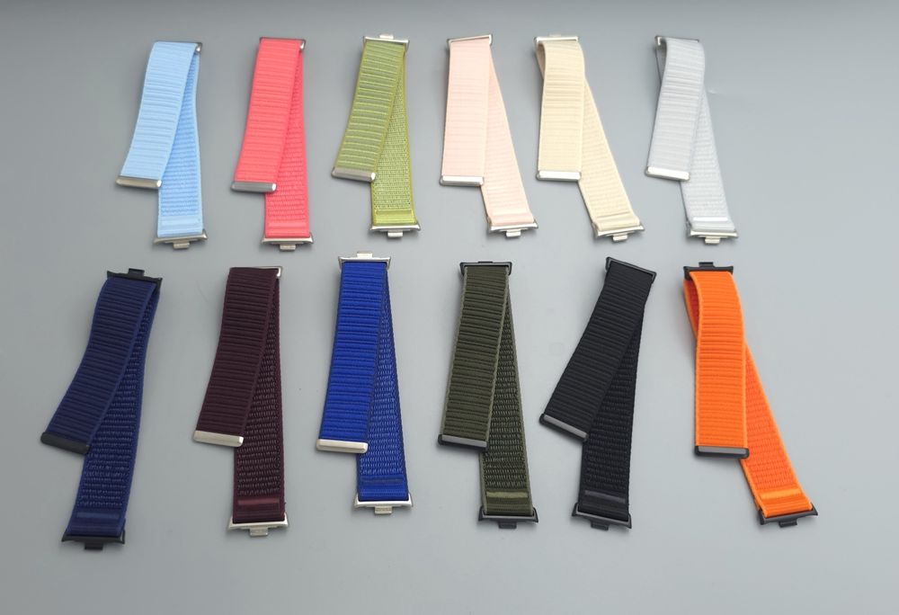 Ремінець Redmi Watch 4 \ 5 ейлоновий липучка 3D Mi Band 8 \ 9 Pro