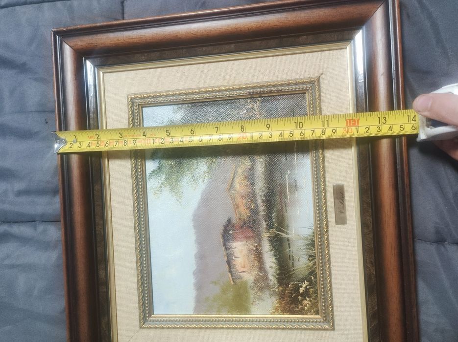 Quadro pintado a óleo