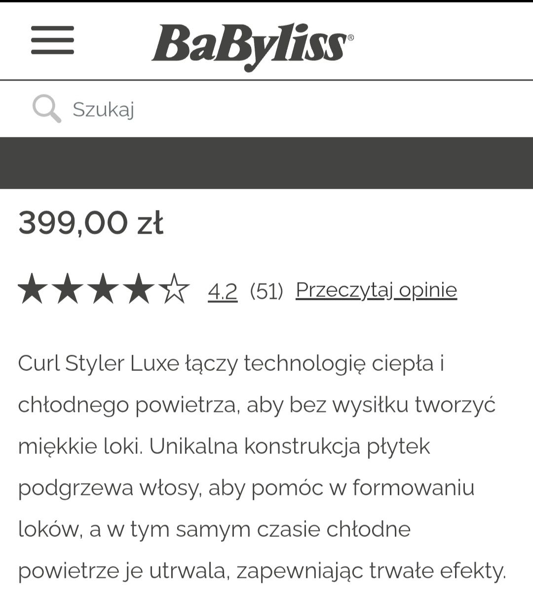 Lokówka BaByliss Curl Styler Luxe