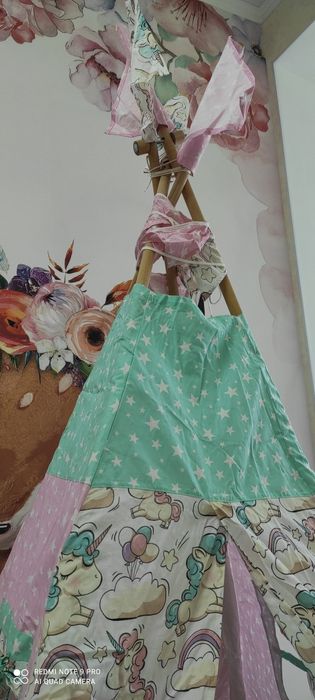 Дитяча палатка "Вігвам" для дівчинки .