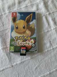 Gra pokemon „Lets go Eevee” na Nintendo Switch