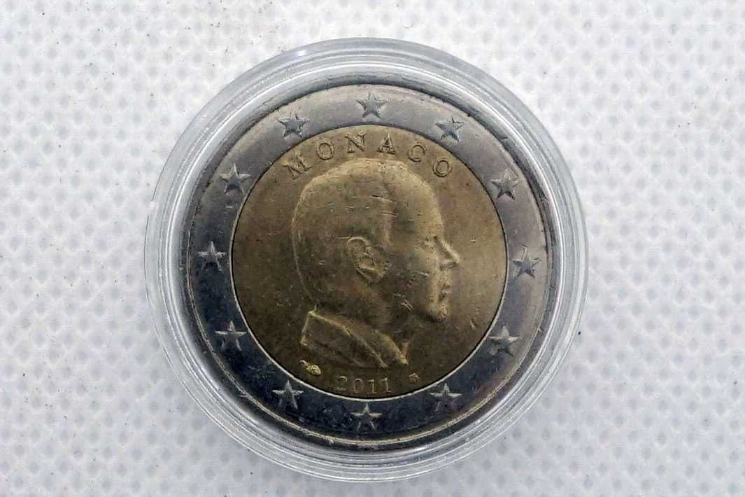 4 Moedas de 2 euros - Mónaco - Anos diferentes