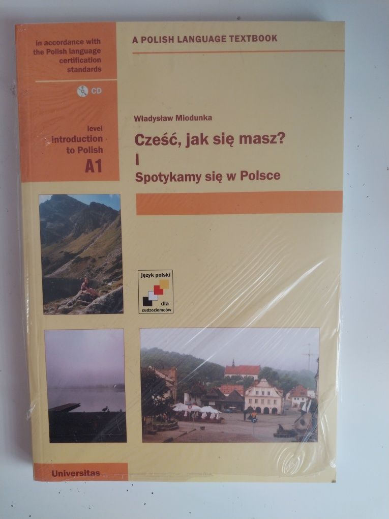 Підручник зошит для вивчення польської мови, рівень А1, з диском
