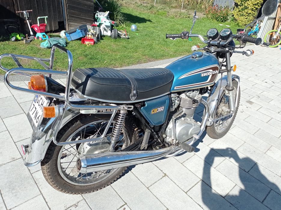 Honda CB 360 kawasaki yamaha klasyk zamiana