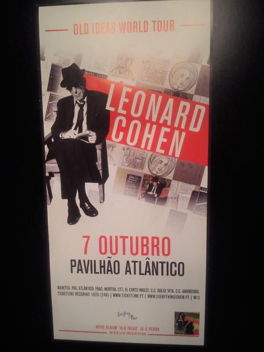 Leonard Cohen "European Tourbook 2012" RARO