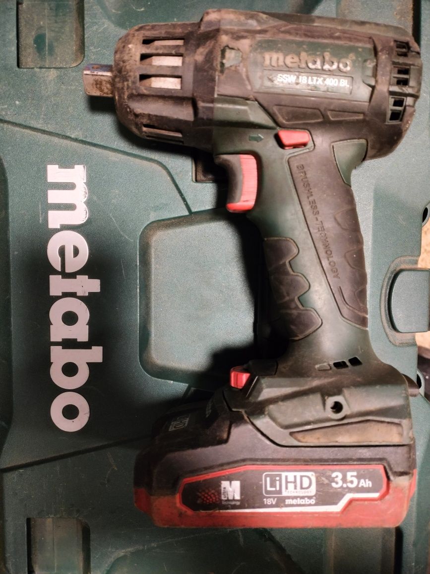 Metabo SSW 18 LTX 400 BL 18V ZESTAW klucz udarowy