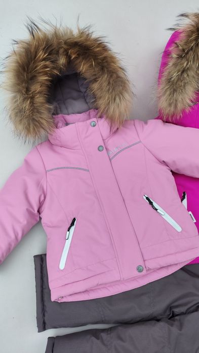 Зимовий термокомбінезон для дівчинки термо роздільний новий дитячий