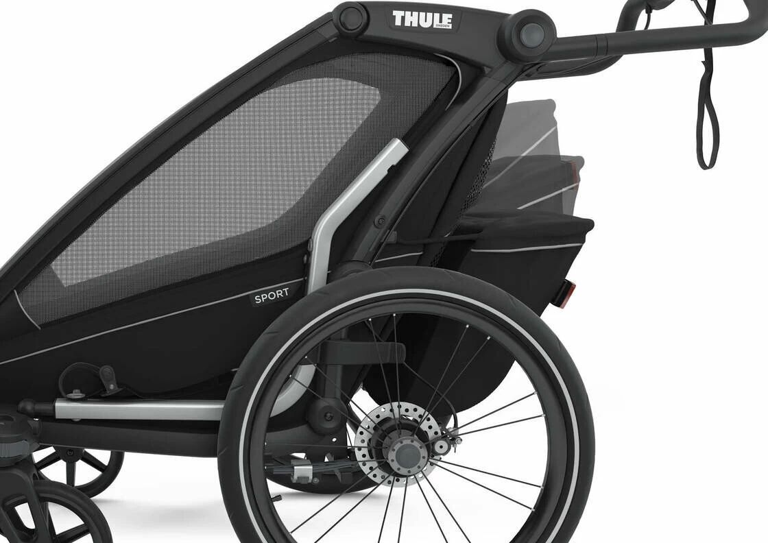 Przyczepka rowerowa dla dziecka THULE Chariot Sport 1 Midnight Black