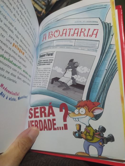 Gerônimo Stilton os segredos de ratázia livro capa dura- portes grátis