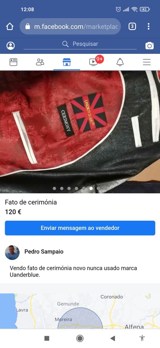 Fato Cerimônia usado uma vez