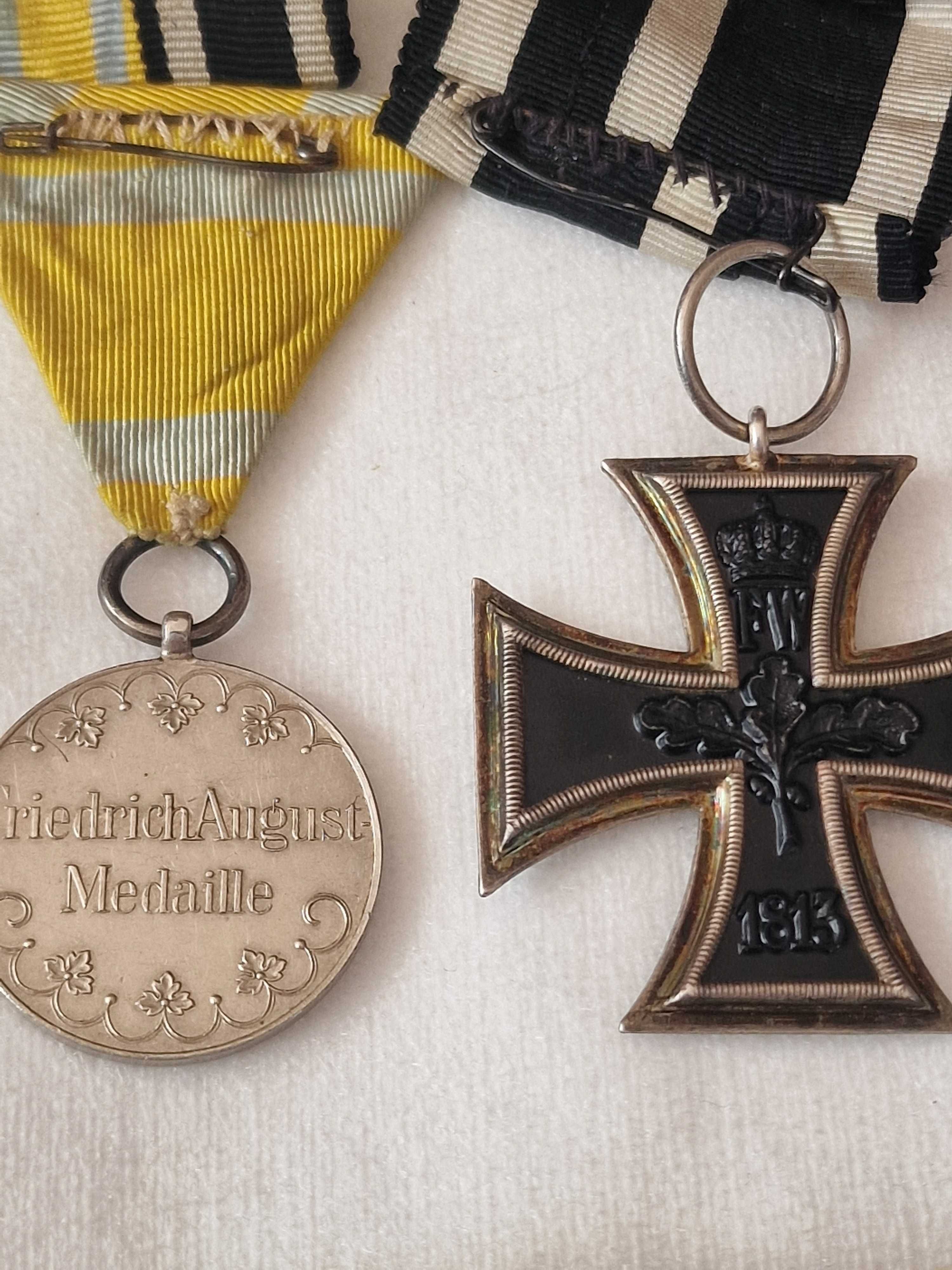 Krzyż Żelazny , Medal Fryderyka , Krzyż Honorowy-nadanie , baretka.