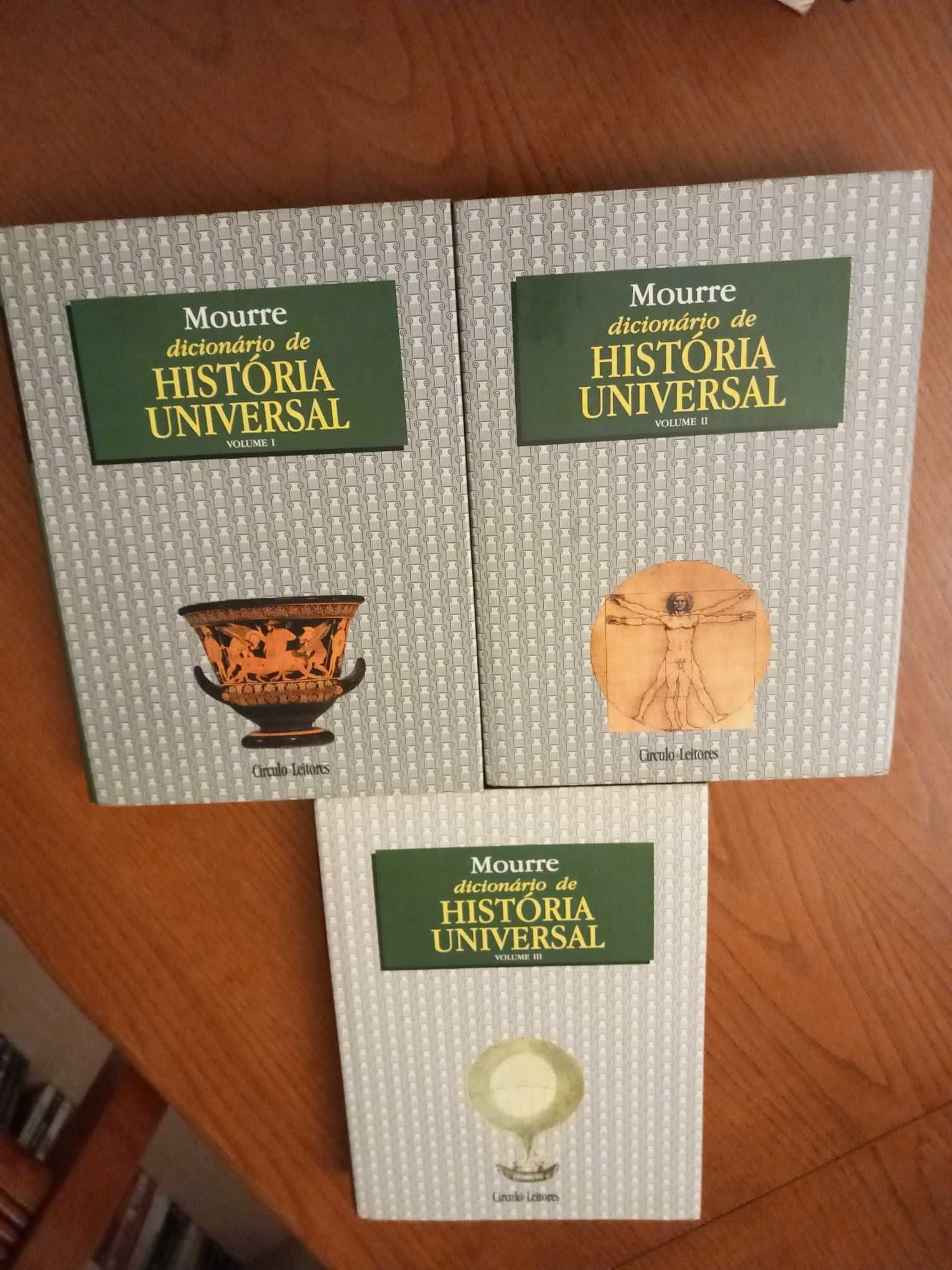 Dicionário de História Universal Mourre 3 Volumes