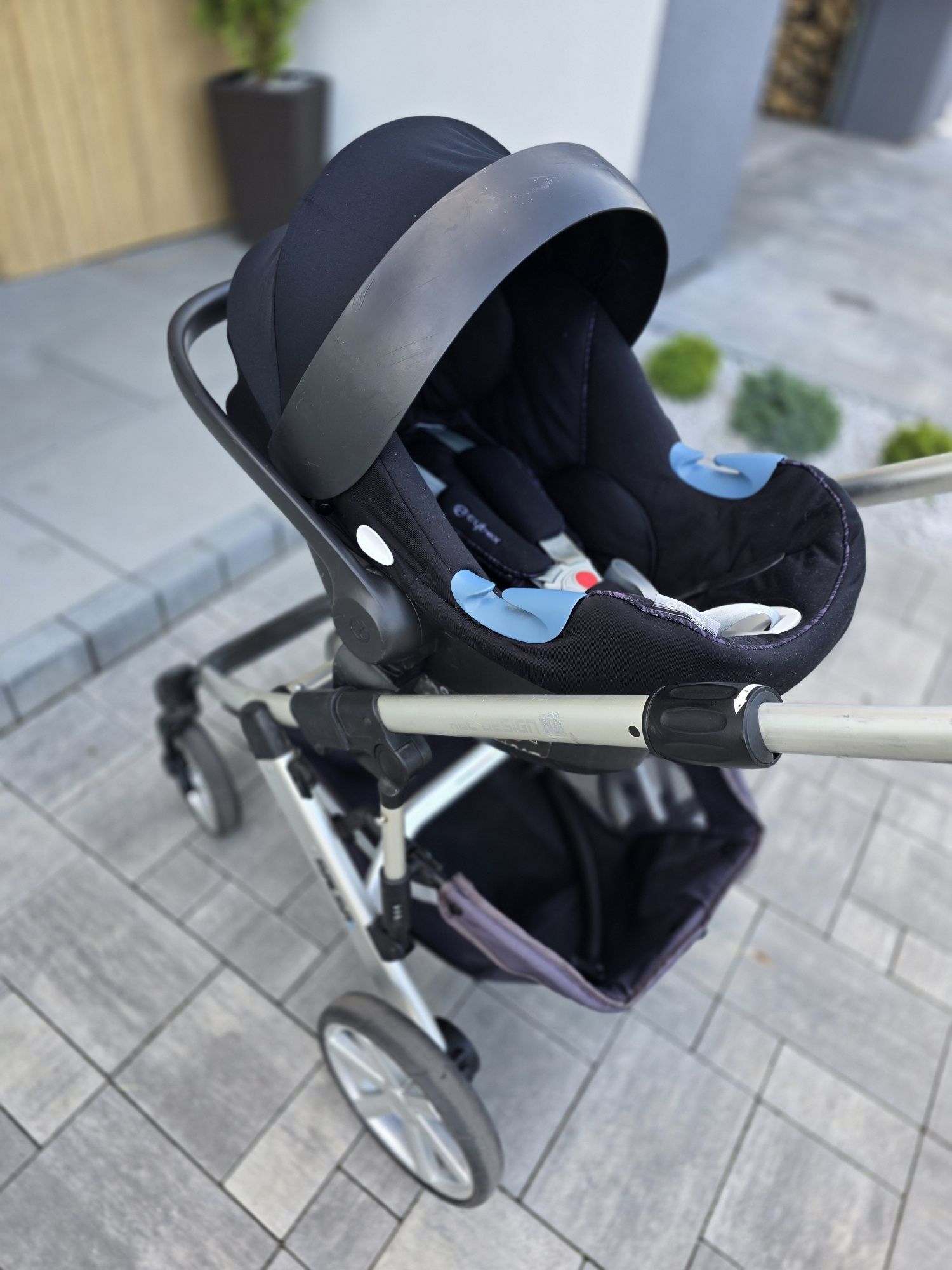 Zestaw 3 w 1 wózek ABC Design i nosidło cybex