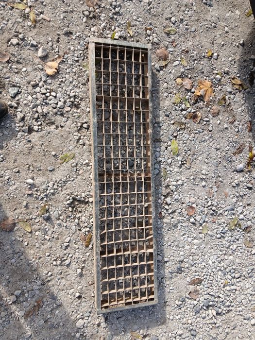 Stalowa kratka ,podest 25x105 cm