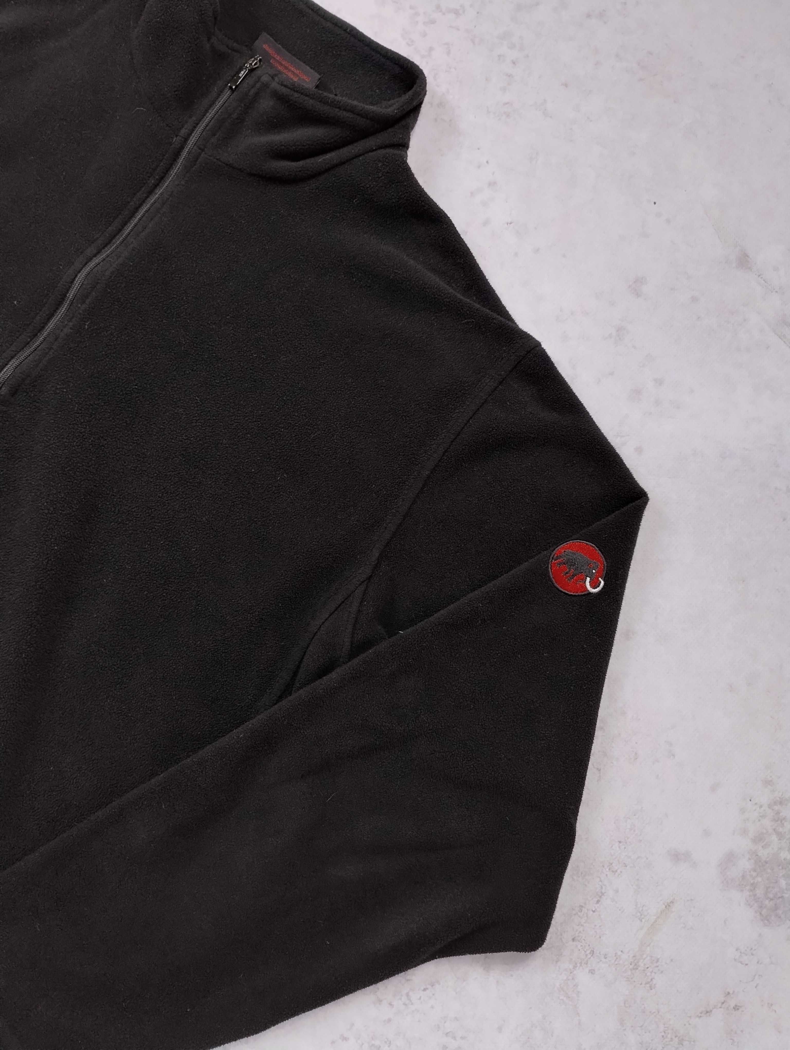 Czarny polar Mammut Tecnopile half zip outdoor turystyczny XXL