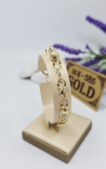 Złota bransoletka próba 585 14k