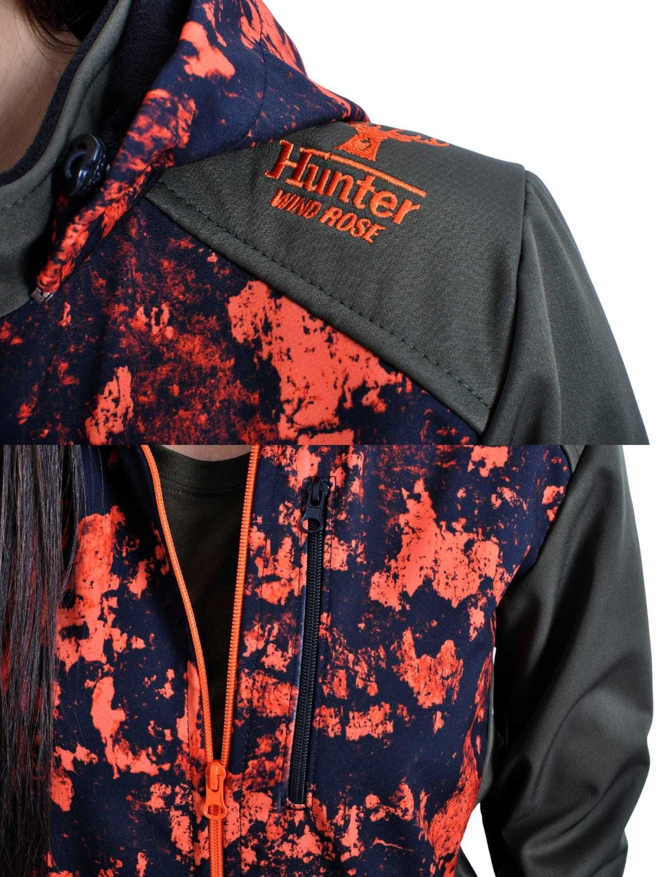 Nieprzemakalna kurtka myśliwska do lasu   "HUNTER Pro Orange"
