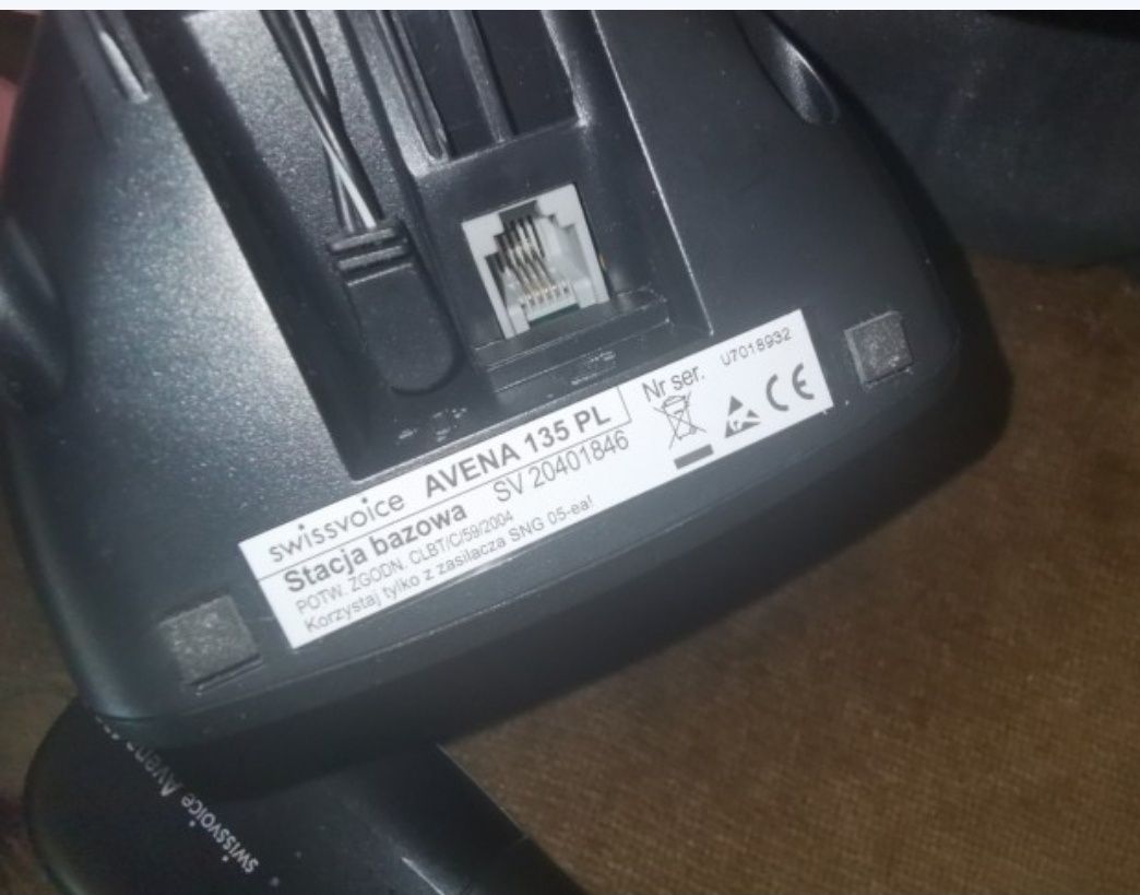 Telefon stacjonarny Swissvoice Avena 135 DECT bezprzewodowy